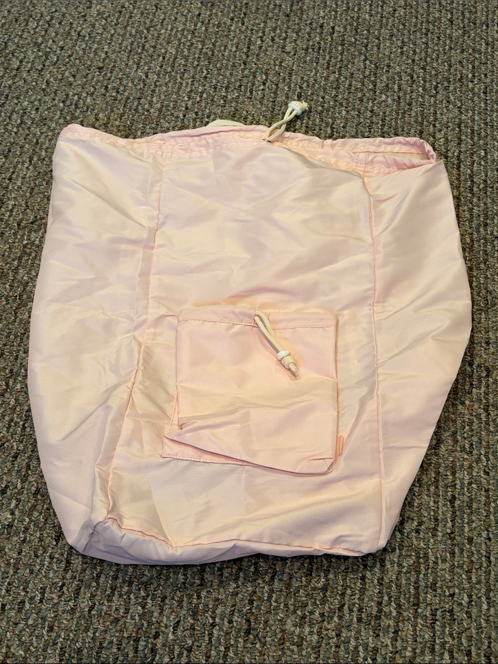 Thirty One Pink Drawstring Laundry Bag